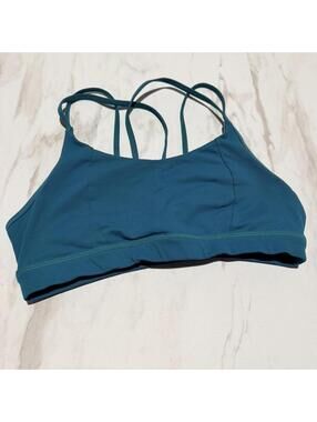 Women's Blue and Green Bra